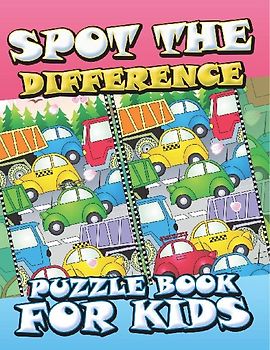 Spot the Difference Puzzle Book for Kids