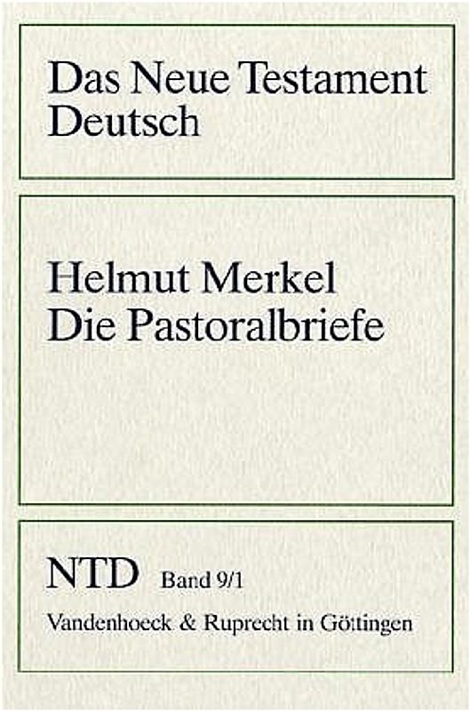 Die Pastoralbriefe
