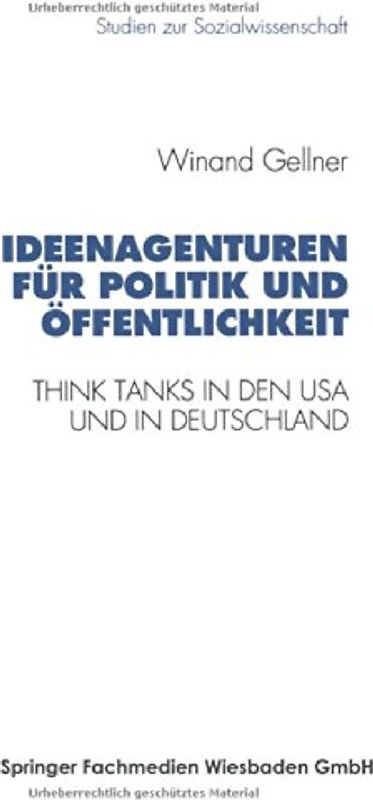 Ideenagenturen für Politik und Öffentlichkeit
