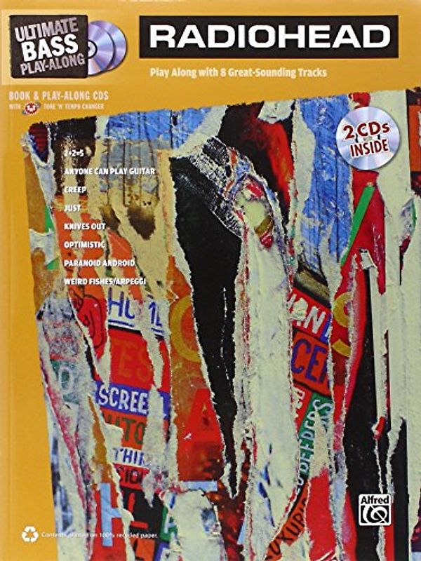 Radiohead - Ultimate Bass Play-Along: Book/2-CD Pack