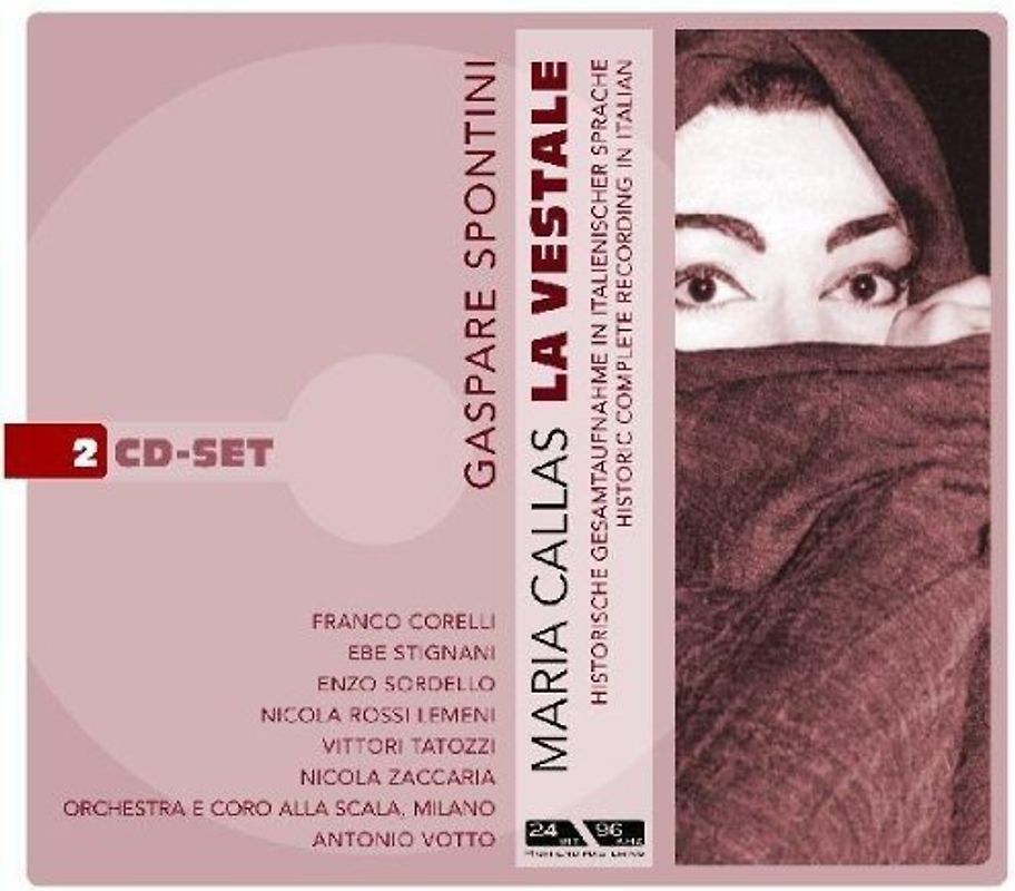 Maria Callas - Gasparo Spontini: La Vestale (Die Vestalin) (Oper) (Gesamtaufnahme) (2 CD)