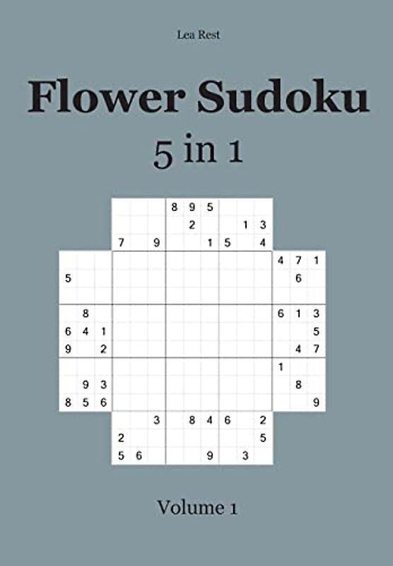 Flower Sudoku: 5 in 1 Volume 1