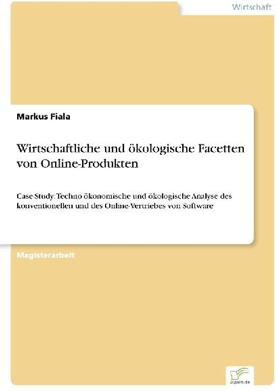 Wirtschaftliche und ökologische Facetten von Online-Produkten