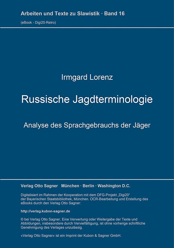 Russische Jagdterminologie