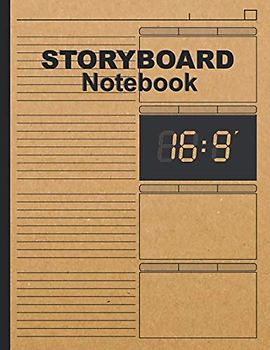 Storyboard Notebook: Blank Storybook Sketchbook | 16:9 Thumbnail Template Panels | Large Story Board Sketch Pad | Professional Storyboard Journal for ... Directors, Students, Animators and Artists