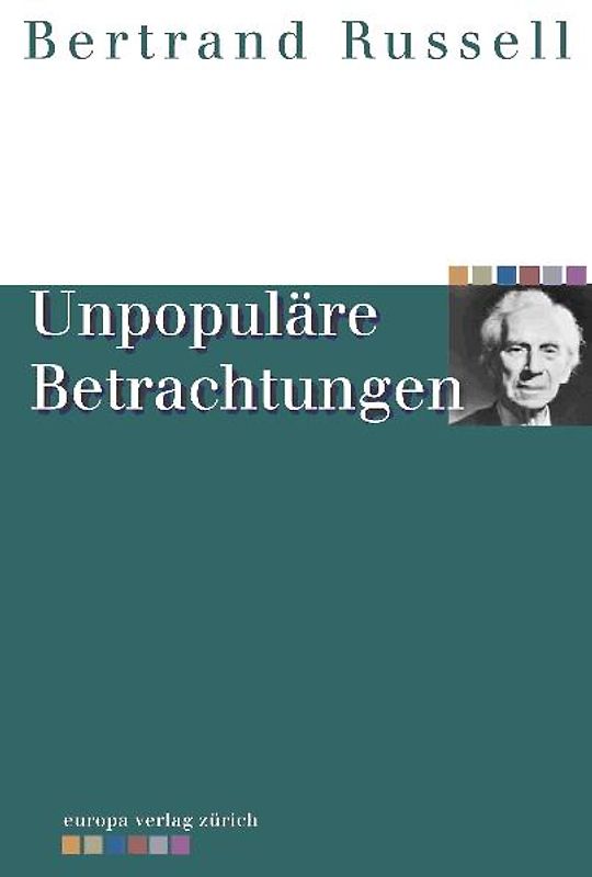 Unpopuläre Betrachtungen
