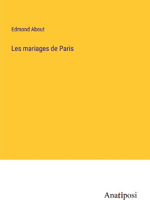Les mariages de Paris