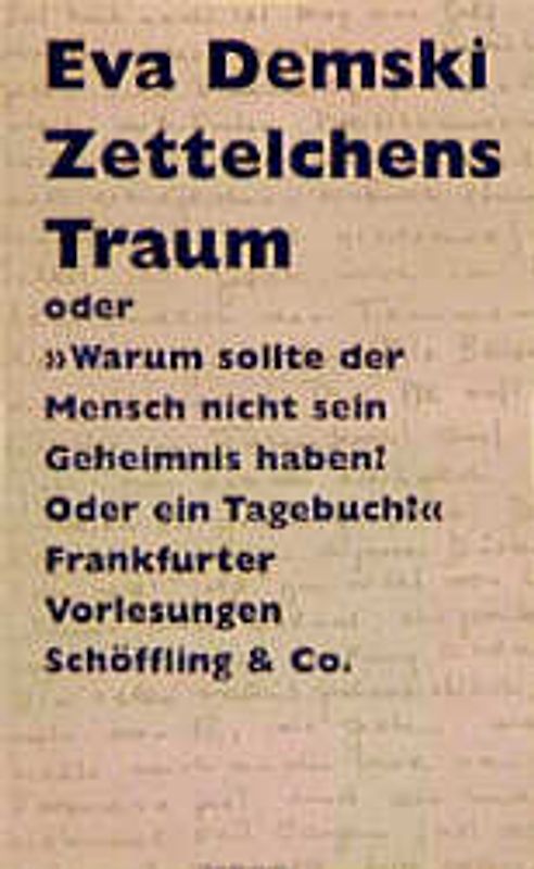 Zettelchens Traum