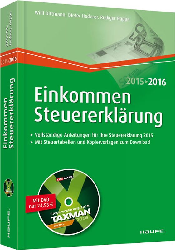 Einkommensteuererklärung plus CD