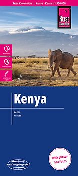 Reise Know-How Landkarte Kenia / Kenya (1:950.000)