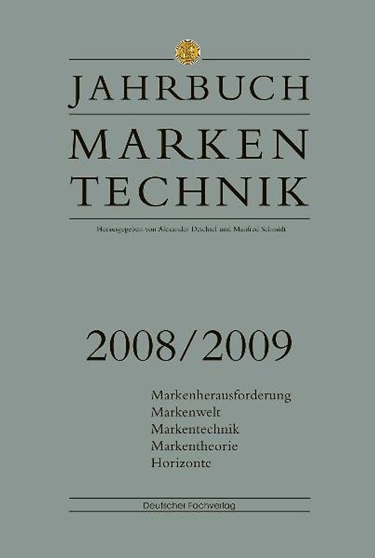 Jahrbuch Markentechnik 2008/2009