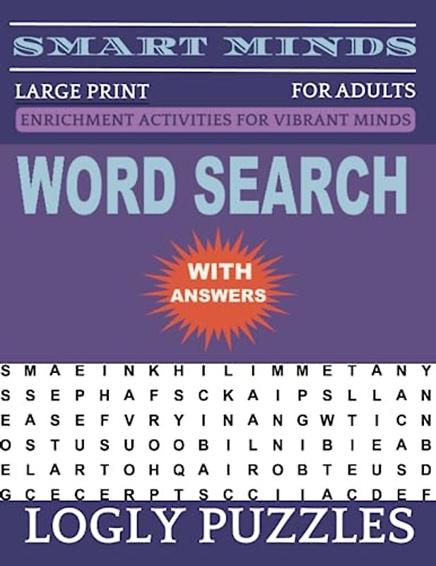 Word Search Book Large Print for Adults: 2400+ words New Fun and Relaxing Puzzles Book for Adults & Seniors with Answers Key