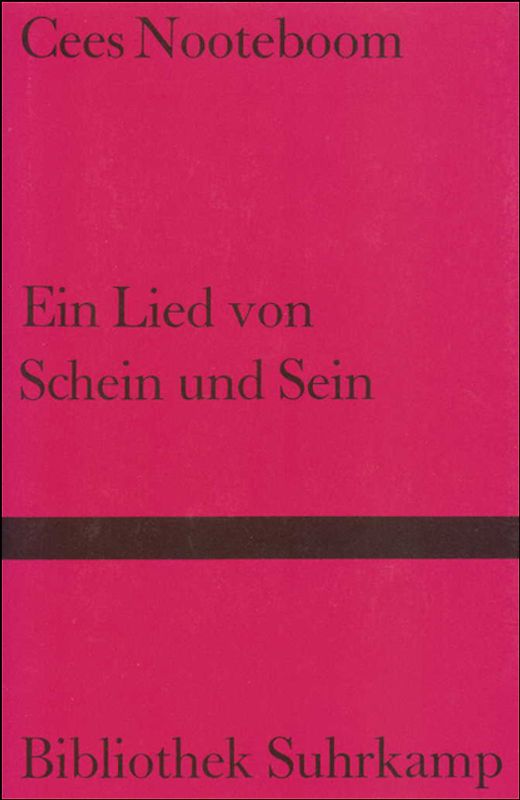 Ein Lied von Schein und Sein