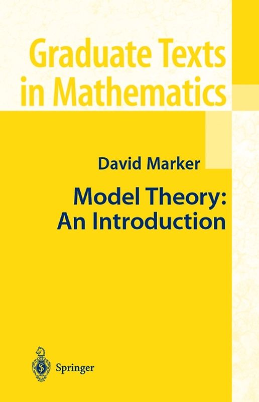 Model Theory : An Introduction