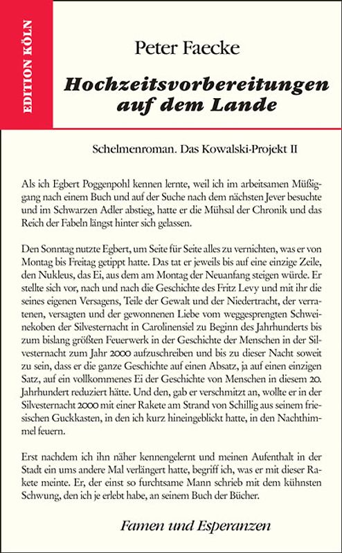 Hochzeitsvorbereitungen auf dem Lande