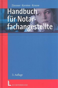 Handbuch für Notarfachangestellte