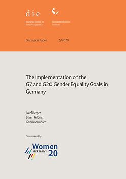 The implementation of the G7 and G20 gender equality goals in Germany