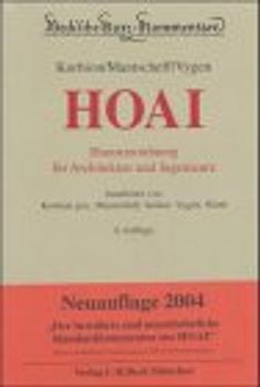Honorarordnung für Architekten und Ingenieure (HOAI). Kommentar