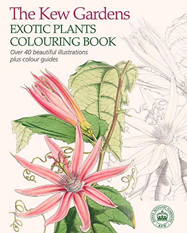 Kew Gardens Exotic Plants Colouring Book