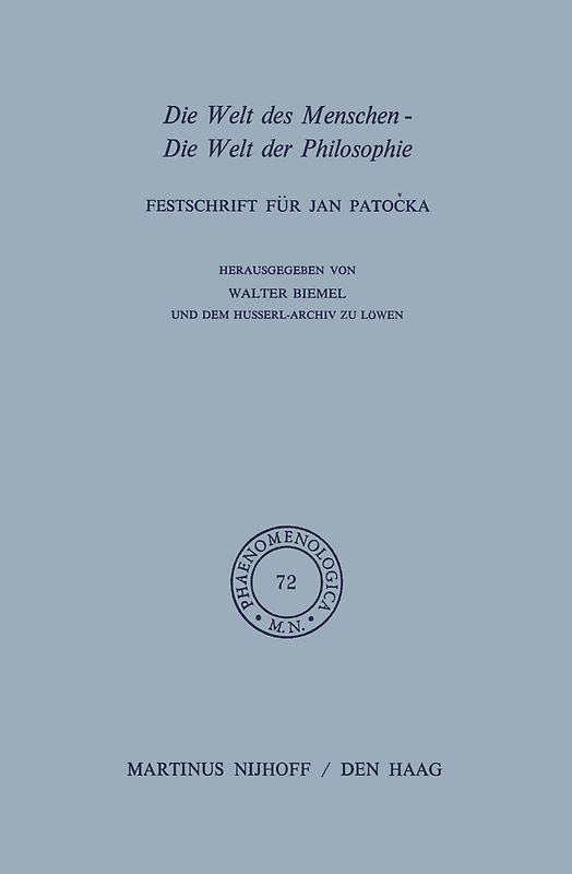 Die Welt des Menschen-Die Welt der Philosophie