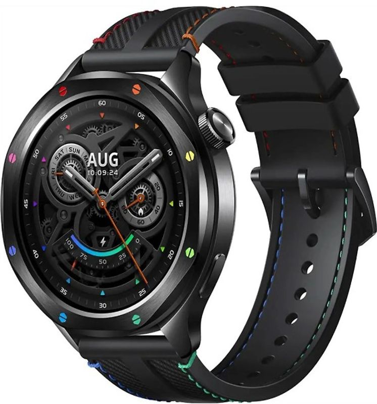 Xiaomi Watch S4 41 mm cassa in Alluminio con cinturino in fluorelastomero rainbow