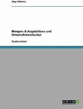 Mergers & Acquisitions und Unternehmenskultur