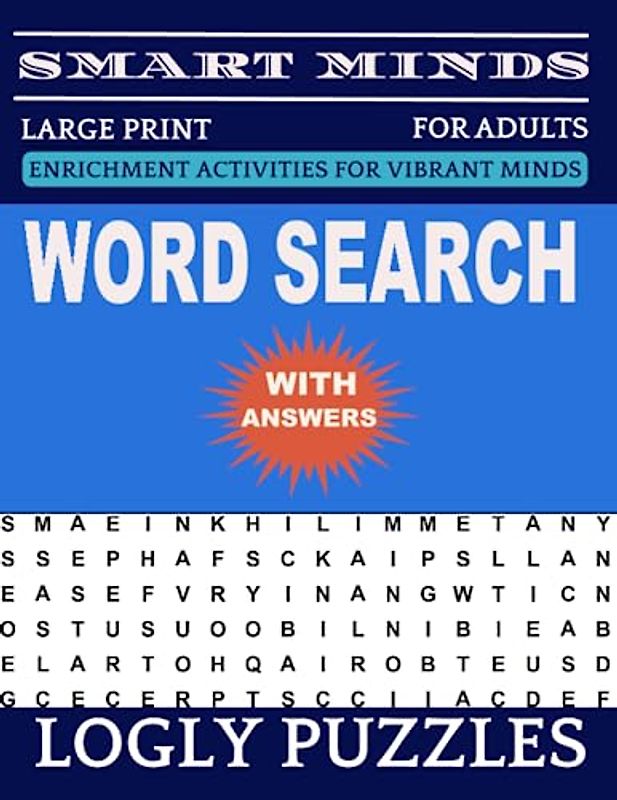 Word Search Book Large Print for Adults: 2400+ words New Fun and Relaxing Puzzles Book for Adults & Seniors with Answers Key