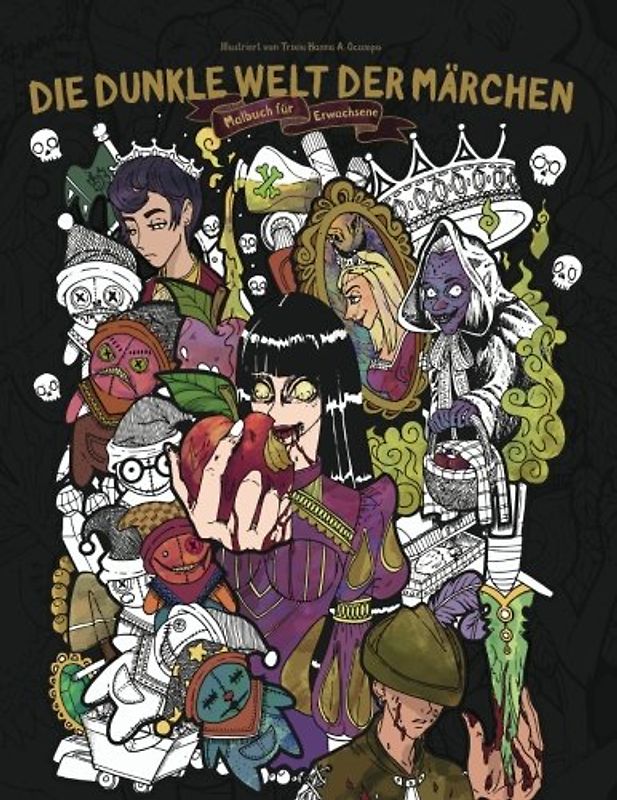 Die dunkle Welt der Märchen - Das Horror Malbuch für Erwachsene: (Geschenke für Frauen und Männer)
