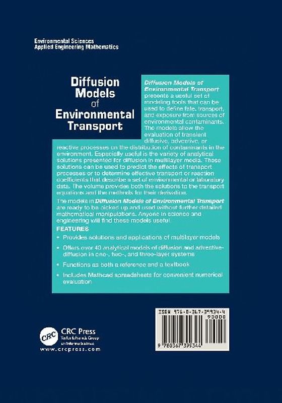Diffusion Models of Environmental Transport