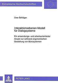 Interaktionsebenen-Modell für Dialogsysteme