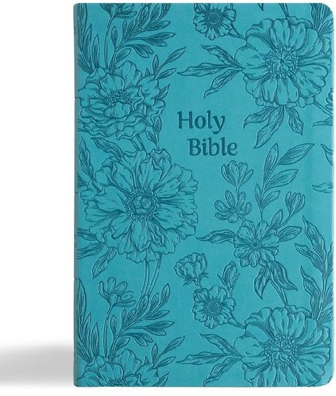 NASB Large Print Thinline Bible, Value Edition, Teal Leathertouch