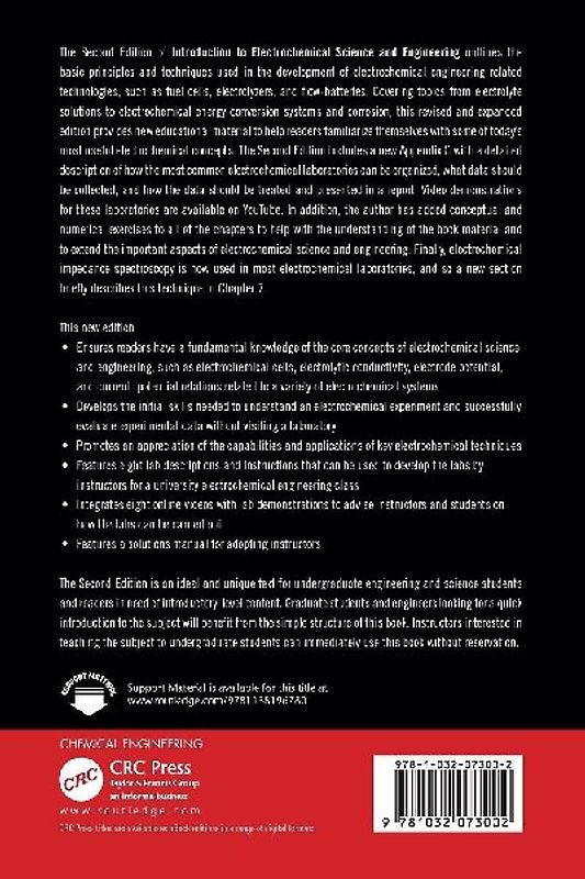 Introduction to Electrochemical Science and Engineering