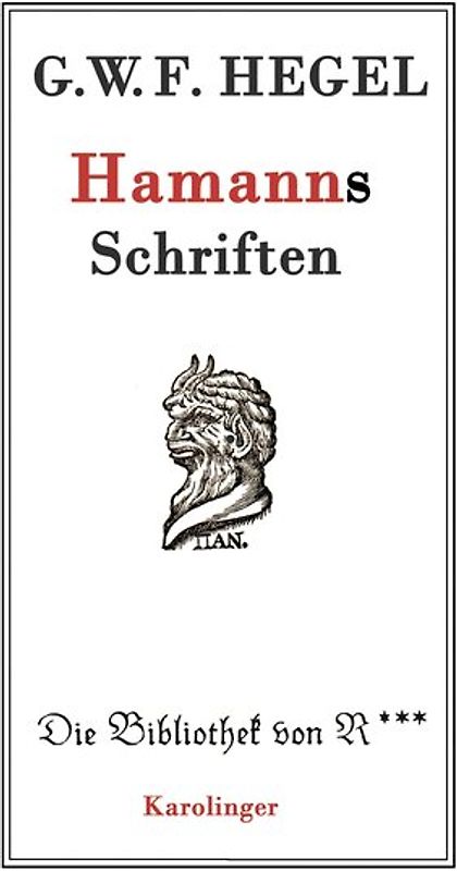 Hamanns Schriften