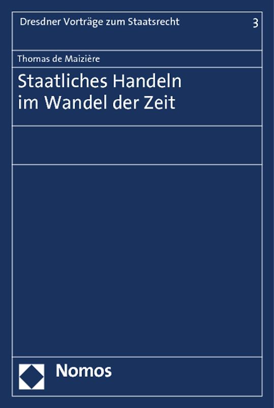 Staatliches Handeln im Wandel der Zeit