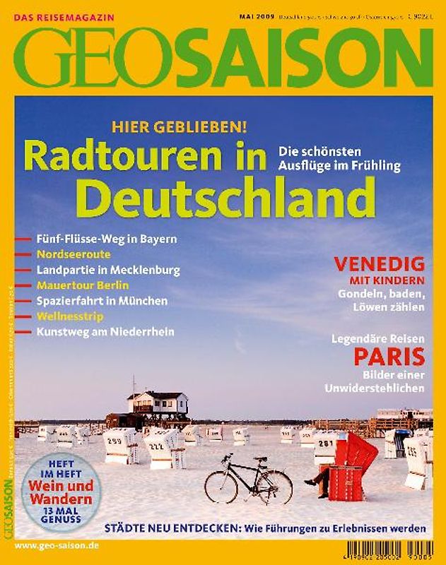 GEO Saison 5/2009 - Radtouren in Deutschland