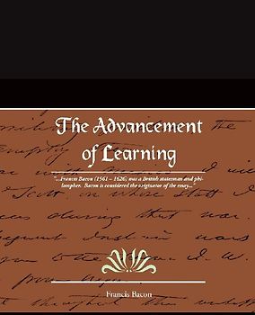 The Advancement of Learning