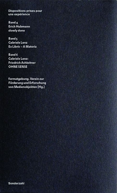 Dispositions prises pour une expérience