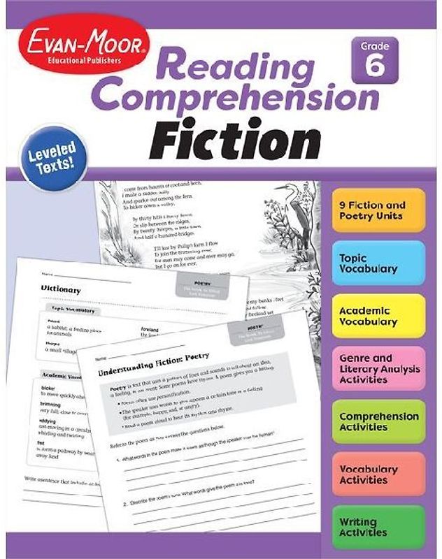 Reading Comprehension, Fiction, Grade 6