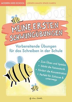 Lustige Schwungübungen – Übungsheft zur Stärkung der Feinmotorik und Konzentration