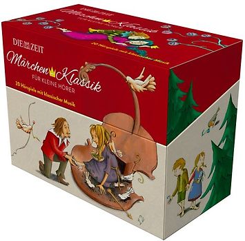 Märchen-Klassik für kleine Hörer, 10 CD-Box mit Ausmalbuch