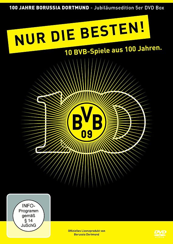 100 Jahre BVB: Die 10 besten BVB- Spiele DVD