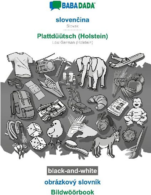 sloven¿ina - Plattdüütsch (Holstein), obrázkový slovník, BW