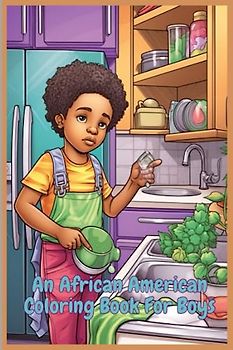 An African American: For Little Black & Brown Boss Babes With Natural Hair, 100 Pages, 6x9