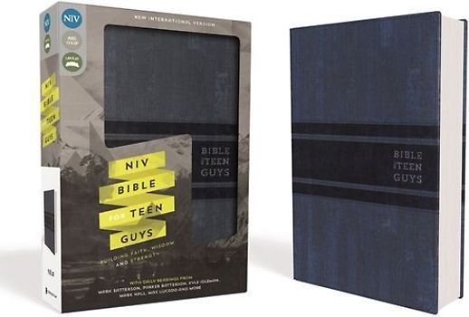 NIV, Bible for Teen Guys, Leathersoft, Blue