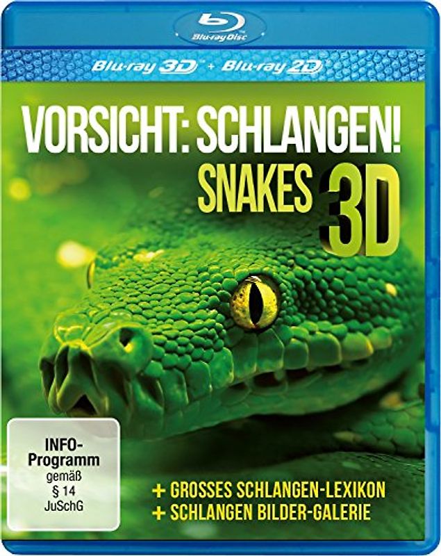 Snakes 3D - Vorsicht: Schlangen 3D Blu-ray Disc
