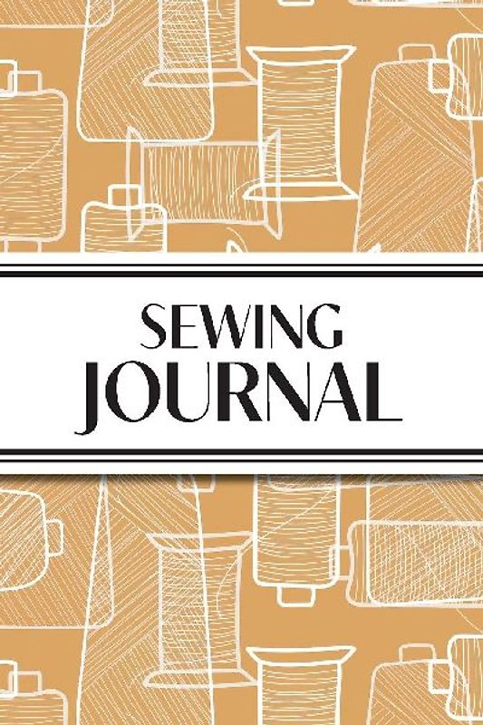 Sewing Journal (Orange Thread Spools)