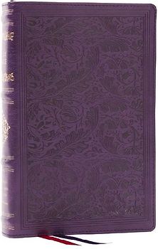 RSV Personal Size Bible with Cross References, Purple Leathersoft, (Sovereign Collection)