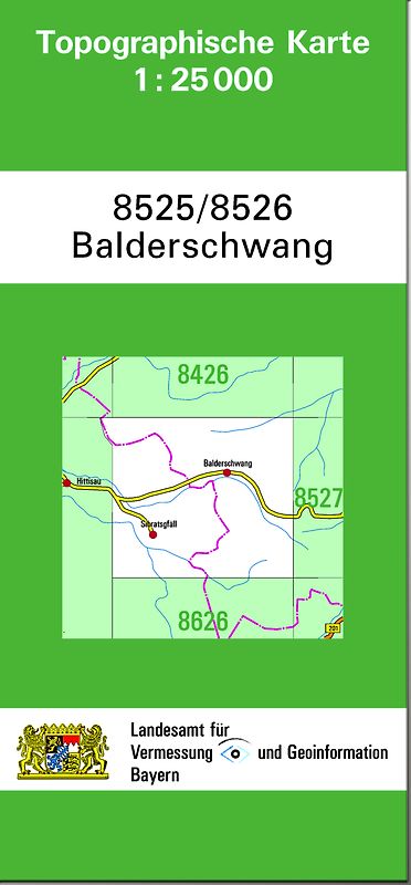 TK25 8525/8526 Balderschwang