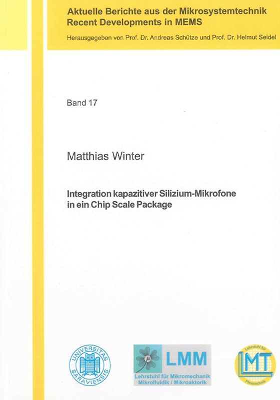 Integration kapazitiver Silizium-Mikrofone in ein Chip Scale Package