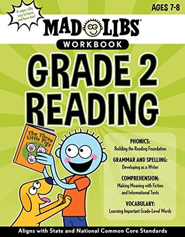 Mad Libs Workbook: Grade 2 Reading: World's Greatest Word Game (Mad Libs Workbooks)
